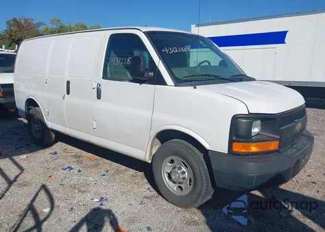 2014 Chevrolet Express 2500 Work Van from USA, damaged, VIN 1GCWGFBA5E1177854